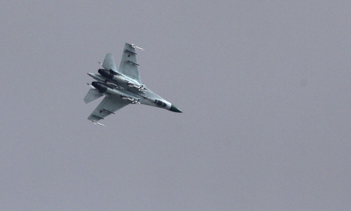 Máy bay Su-27 của Ucraine ở Kramatorsk