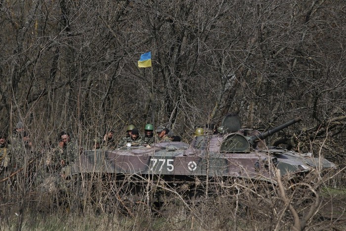 Quân Ucraine ở ngoại ô Izyum, miền Đông