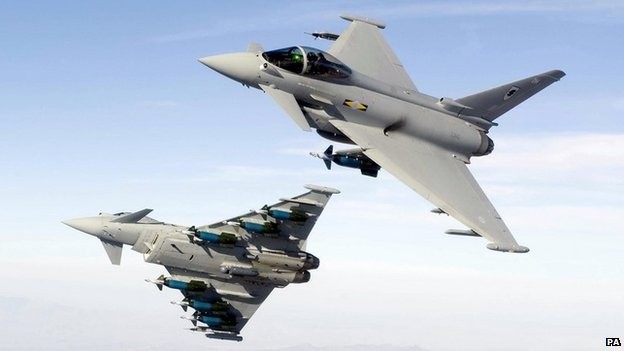 Chiến đấu cơ Typhoon của Không quân Anh
