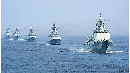 Tập dượt hải quân giữa Nga và Trung Quốc năm 2013