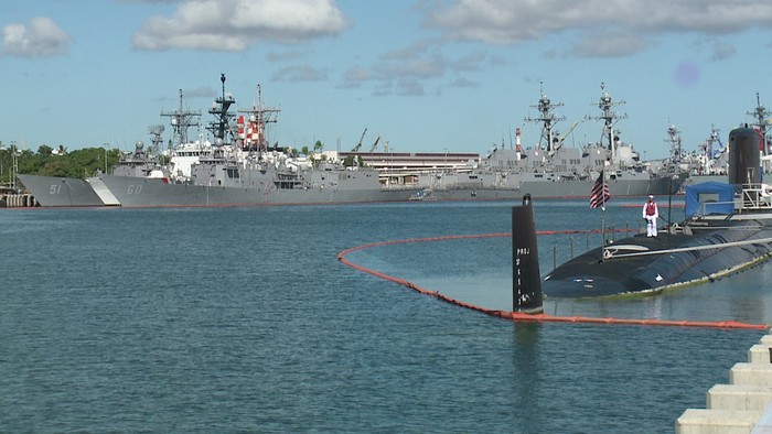 Tàu thuyền của Hải quân Mỹ tham gia RIMPAC 2014