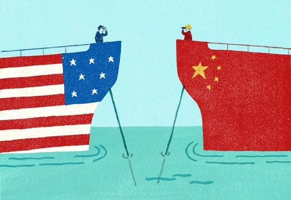 Cạnh tranh Mỹ - Trung (ảnh minh họa)