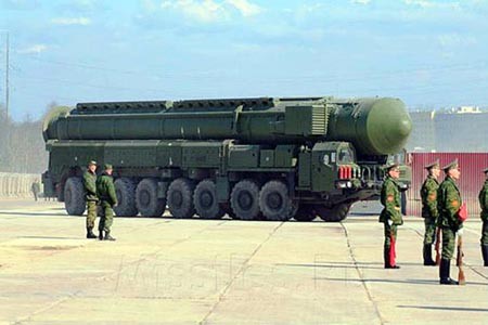 Tên lửa Topol M của Nga (ảnh minh họa)