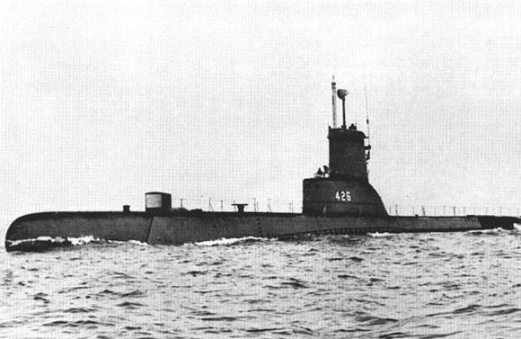 Tàu ngầm USS Tusk của Mỹ bán lại cho Đài Loan năm 1973 (ảnh tư liệu)