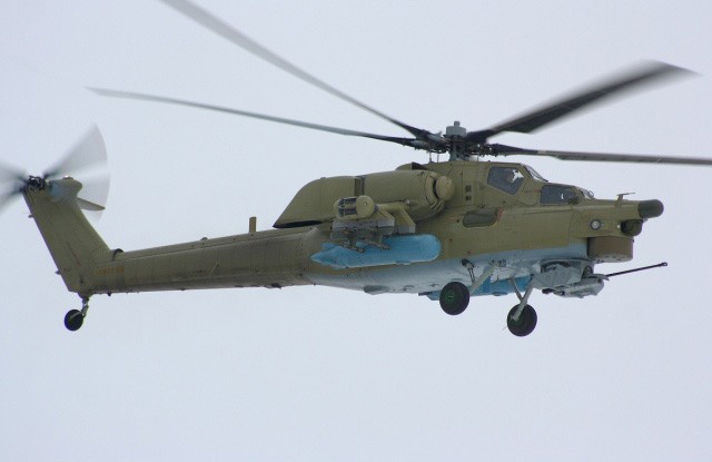 Hình ảnh mới về một trực thăng tấn công Mi-28N