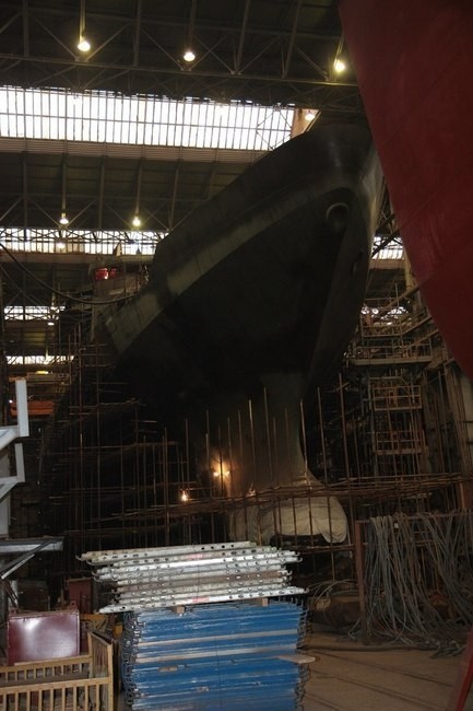 Con tàu mang tên Yuri Ivanov đang được xây dựng, dự kiến được đưa vào phục vụ năm 2013