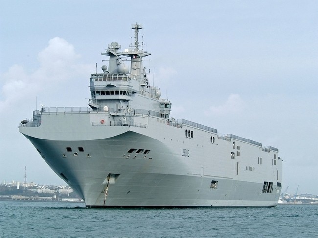 Tàu đổ bộ Vladivostok được đóng tại Pháp đã được hoàn thành và đang trong quá trình chạy thử nghiệm, dự kiến sẽ bàn giao năm 2014