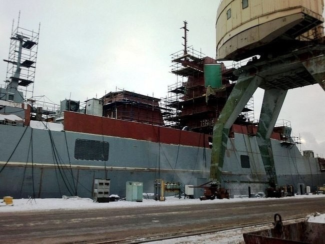 Đây là hình ảnh của tàu đô đốc Kasatonov dự kiến được hạ thủy năm 2014