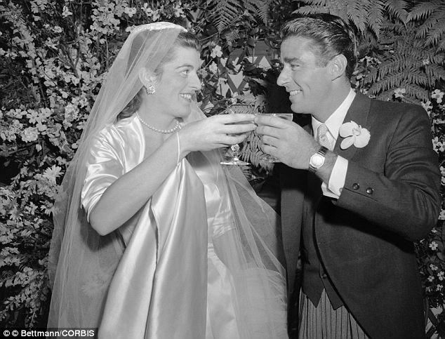 Đám cưới của Patricia và Peter vào năm 1954.