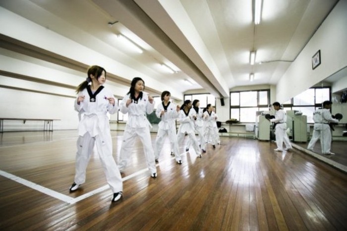 Thành tích của trường thì cũng không hề nhỏ: Tháng 8-2011 trường đứng đầu về tỉ lệ xin việc làm trong số các trường nữ (tổng số 10 trường: 6 trường đại học và 4 trường chuyên môn) ở thủ đô Seoul. (Ảnh: Võ thuật nằm trong các môn học tại trường).