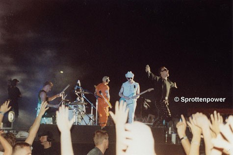 Tiếp đó, U2 lại ghi điểm trên đường lưu diễn với tour PopMart tháng 4/1997. PopMart được xếp thứ hai trong danh sách các tour lợi nhuận cao nhất (80 triệu USD). Kết thúc vào tháng 3/1998, U2 đã thực hiện tour này ở khắp các lục địa trên trái đất, thu hút hơn 2 triệu người tham dự.