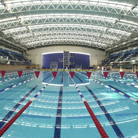 Cung Thể thao dưới nước ở Dublin là một trong những trung tâm thể thao trong nhà lớn nhất thế giới, với một bể bơi tiêu chuẩn Olympic 10 đường bơi 50 m x 25 m, có hệ thống đáy bể điều chỉnh theo độ sâu tuỳ chọn.