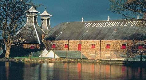 Nhà máy sản xuất rượu của hãng Bushmills nổi tiếng