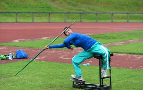 Vận động viên điền kinh đạt hai chuẩn A Nguyễn Thị Hải. Tất cả các vận động viên Việt Nam lần này đến với đấu trường Paralympic đều đạt chuẩn theo đánh giá của Uỷ ban Paralympic Quốc tế (IPC) và tham dự bằng các tấm vé chính thức. (ảnh: Frank Miller/Irish Times)