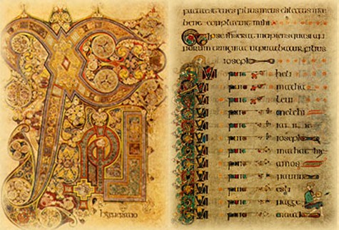 Giá trị nghệ thuật Sự cầu kì và tỉ mẩn trong việc "minh họa" câu chữ là đặc điểm nổi bật của cuốn sách Kells. Bạn sẽ phải ngạc nhiên khi nhìn ngắm những hàng chữ ngay hàng, thẳng lối được viết theo phong cách bay bướm, cầu kỳ thời bấy giờ. Chữ cái mở đầu thường được trang trí bởi những họa tiết tinh vi và nhiều màu sắc. Do vậy, cuốn sách Kells được coi là đỉnh cao của nghệ thuật viết chữ đẹp châu Âu thời Trung Cổ.