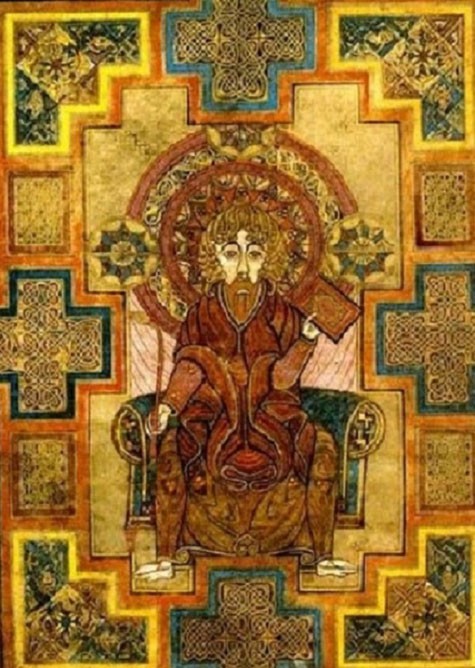 John, một trong những Thánh viết cuốn sách Kells.