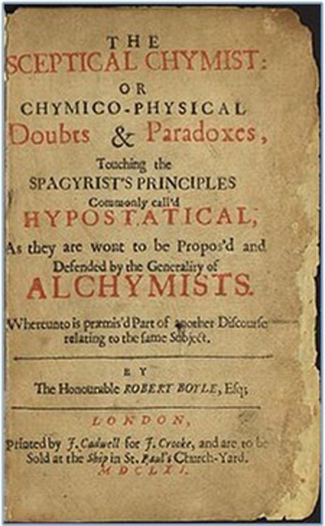 Trang bìa của The Sceptical Chymist