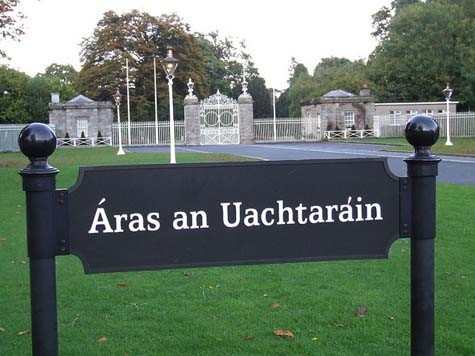 Dinh thự của Tổng thống Ireland.