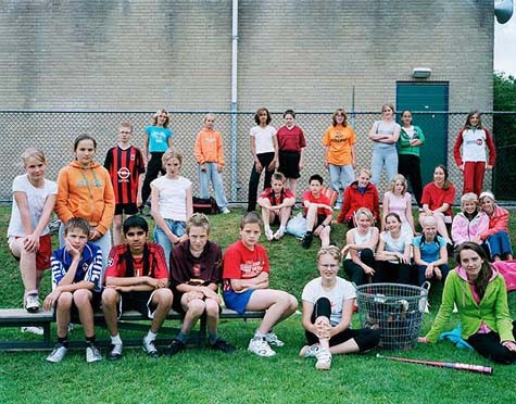 Giờ học thể thao của học sinh trung học Hà Lan