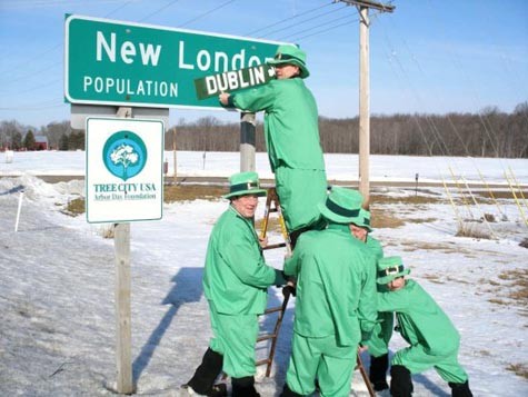 Đổi tên thị trấn New London, Wisconsin tại Ireland thành "New Dublin" hàng năm để ăn mừng ngày lễ này!