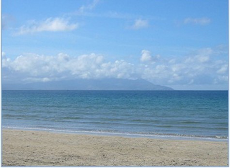Quang cảnh bán đảo Dingle nhìn từ bờ biển Banna