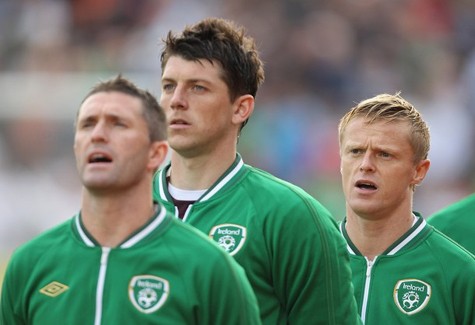 Robbie Keane luôn vào sân với tinh thần vì màu cờ sắc áo Ireland