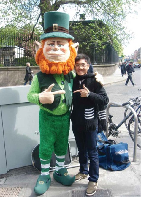Một bạn học sinh tham gia chương trình trao đổi Việt Nam – Ireland