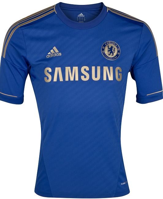 Mẫu áo thi đấu của Chelsea trong mùa giải mới 2012/13