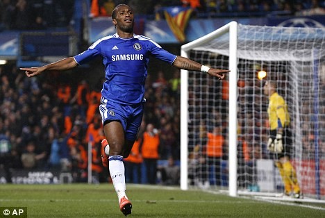 Tiền đạo Didier Drogba sẽ rời khỏi Chelsea vào cuối mùa giải này
