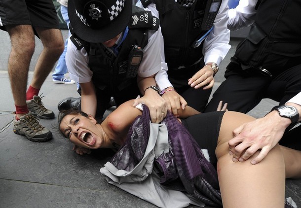 Phong trảo Femen lan sang tận London.