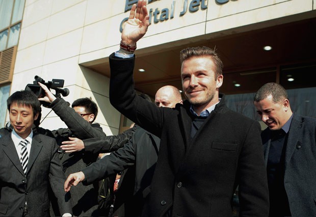 Chuyến thăm của David Beckham tới Bắc Kinh được đón chào nồng nhiệt.