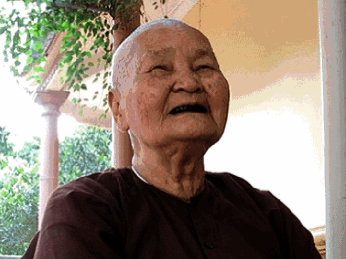 Sư cụ Thích Đàm Chính 91 tuổi, Trụ trì chùa Tiêu Sơn - Bắc Ninh. Ảnh: phatgiao.org.