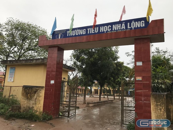 Trường Tiểu học Nhã Lộng, huyện Phú Bình, tỉnh Thái Nguyên nơi có nhiều học sinh bị ngộ độc sau khi dùng sữa Fami Vinasoy. Ảnh: Tùng Dương.