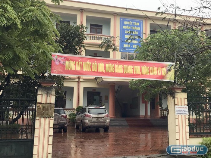 Phòng Giáo dục và Đào Tạo huyện Phú Bình,Thái Nguyên. Ảnh: Tùng Dương.