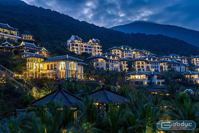 InterContinental Danang Sun Peninsula Resort mà Sun Group là khu nghỉ dưỡng sang trọng bậc nhất thế giới 4 năm liên tiếp (2014 - 2017). Ảnh: Sun Group.