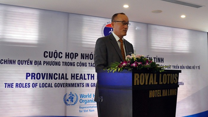 Tiến sĩ Ki Dong Park - Trưởng đại diện Tổ chức Y tế Thế giới tại Việt Nam.