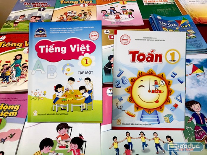 Có tới 24/32 sách giáo khoa mới thuộc Nhà xuất bản Giáo dục Việt Nam. Như vậy, các trường lựa chọn bộ sách nào thì đa số cũng thuộc về quyền lợi của nhà xuất bản này. Ảnh minh họa: Tùng Dương.