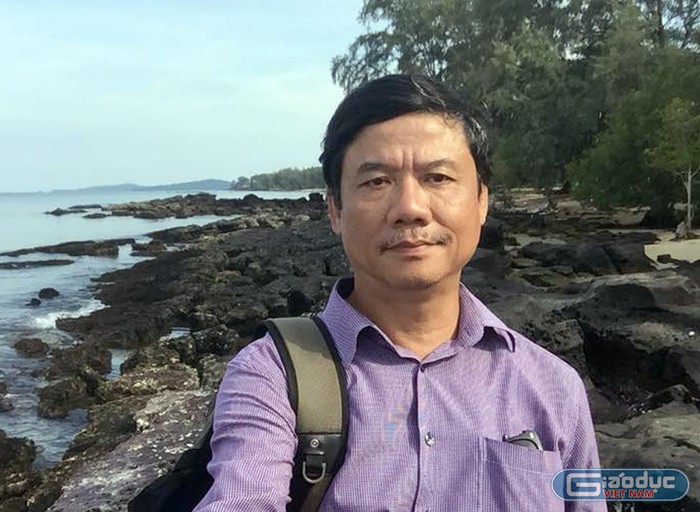 Tiến sĩ Phan Đông Pha - Viện Địa chất và Địa vật lí biển, Học viện Khoa học và Công nghệ (Viện Hàn lâm Khoa học và Công nghệ Việt Nam). Ảnh: NVCC.