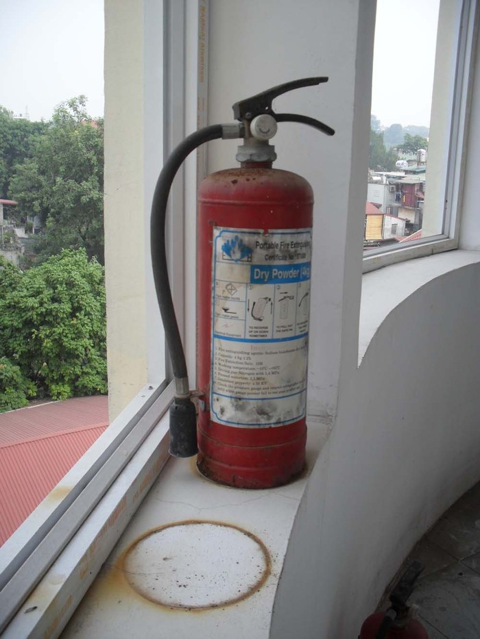Bình chữa cháy không được sử dụng trong nhiều năm