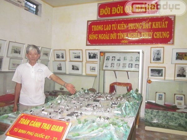 Ông Kiều Văn Uỵch - Phó GĐ Bảo tàng, cựu tù binh Phú Quốc vẫn nhớ như in những tháng ngày mất tự do chốn địa ngục trần gian.