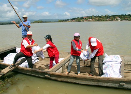 Phó Thủ tướng Hoàng Trung Hải yêu cầu đảm bảo công tác cứu trợ với dân vùng lũ.