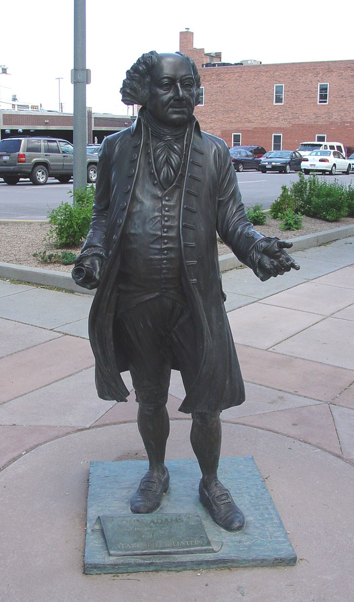 Bức điêu khắc chân dung Tổng thống John Adams