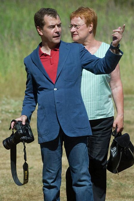 Ông Medvedev cũng rất đam mê chụp ảnh
