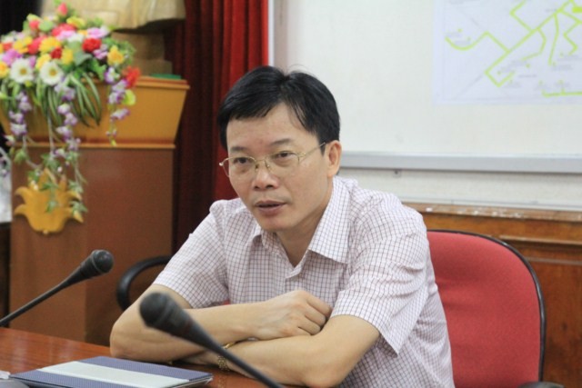 Ông Nguyễn Quang Kim - Hiệu trưởng trường ĐH Thủy lợi. Ảnh Xuân Trung