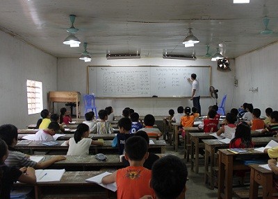 Hình ảnh chụp từ trung tâm dạy thêm "tra tấn" học trò ở Thái Nguyên