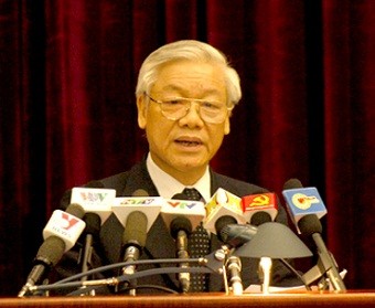 Tổng Bí thư Nguyễn Phú Trọng phát biểu khai mạc Hội nghị Trung ương 6 khóa XI
