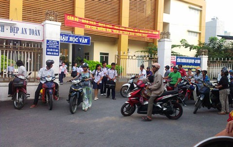 Trường THPT Nguyễn Tất Thành, nơi xảy ra sự việc