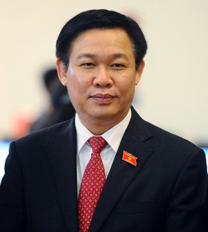Bộ trưởng Tài chính Vương Đình Huệ.