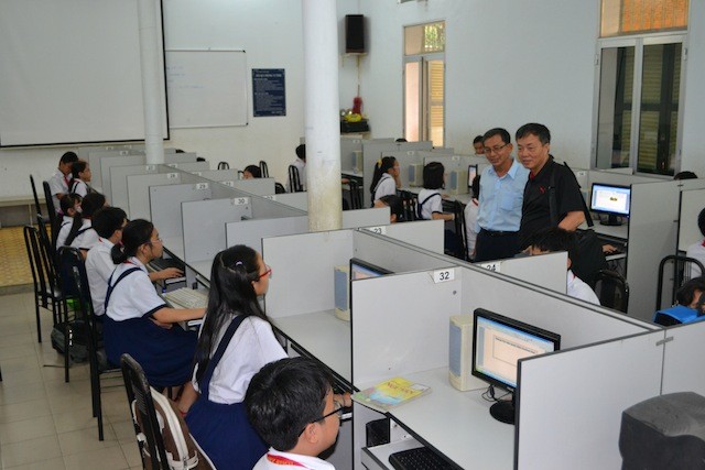 HS Trường THPT Chuyên Trần Đại Nghĩa (TPHCM) đã sẵn sàng cho kỳ thi.