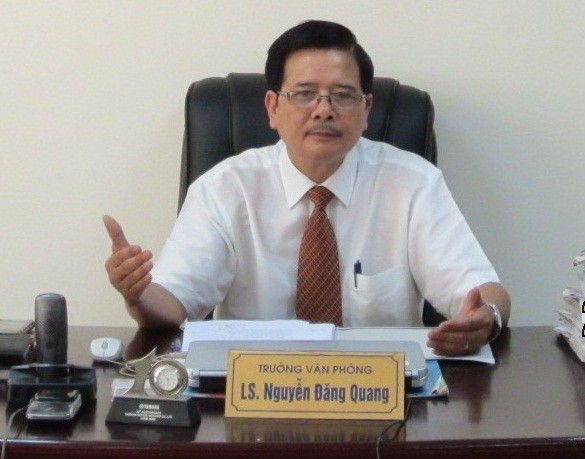 Luật sư Nguyễn Đăng Quang - Đoàn Luật sư TP Hà Nội.